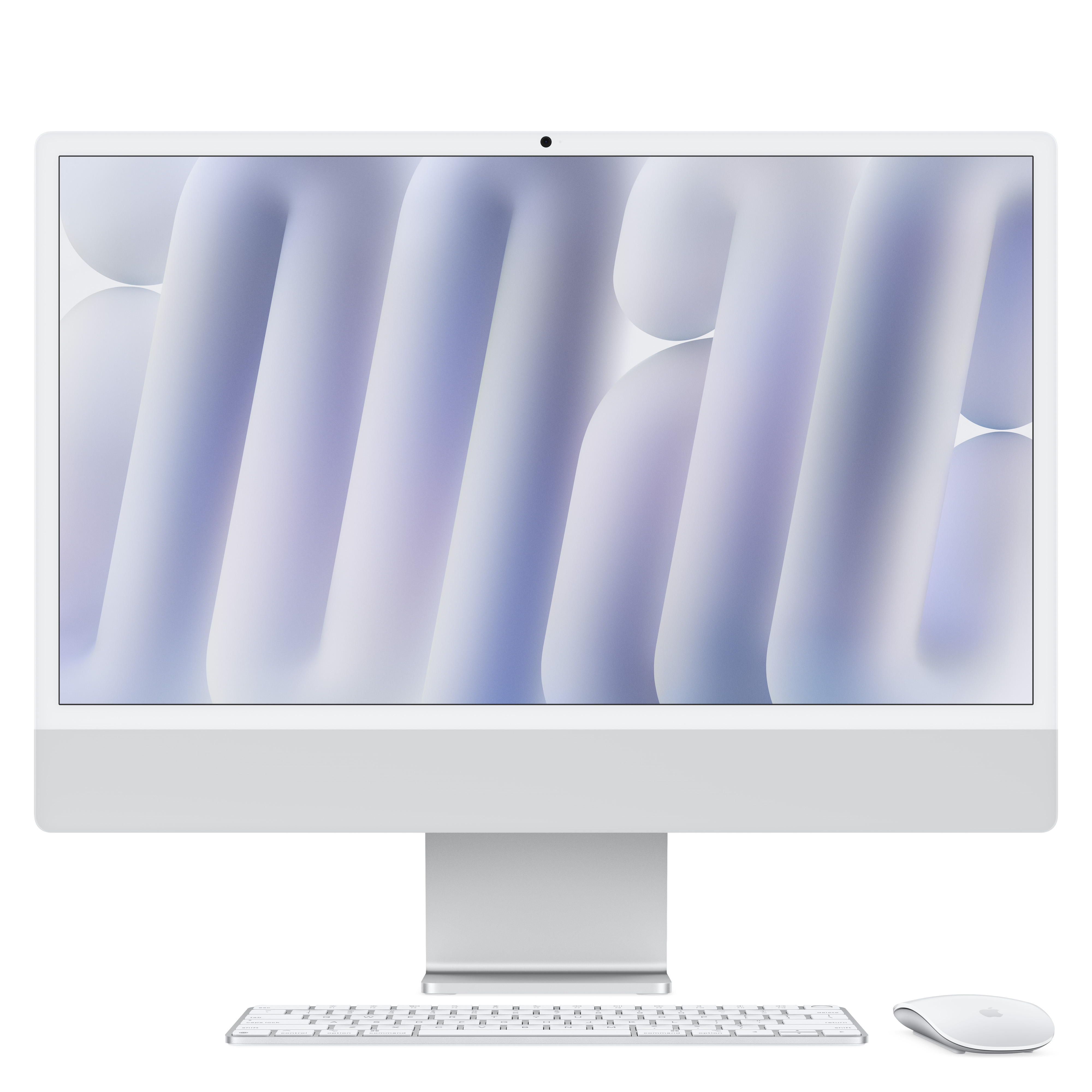 Apple iMac 24", M4 10‑core, 16GB, 256GB SSD, 10‑core GPU, Nano-Texture glass, Silver
