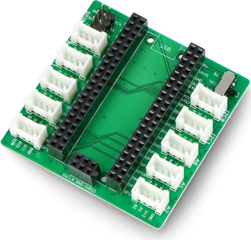 Pllakë zgjeruese Grove Seeed Studio për Raspberry Pi Pico, 103100142