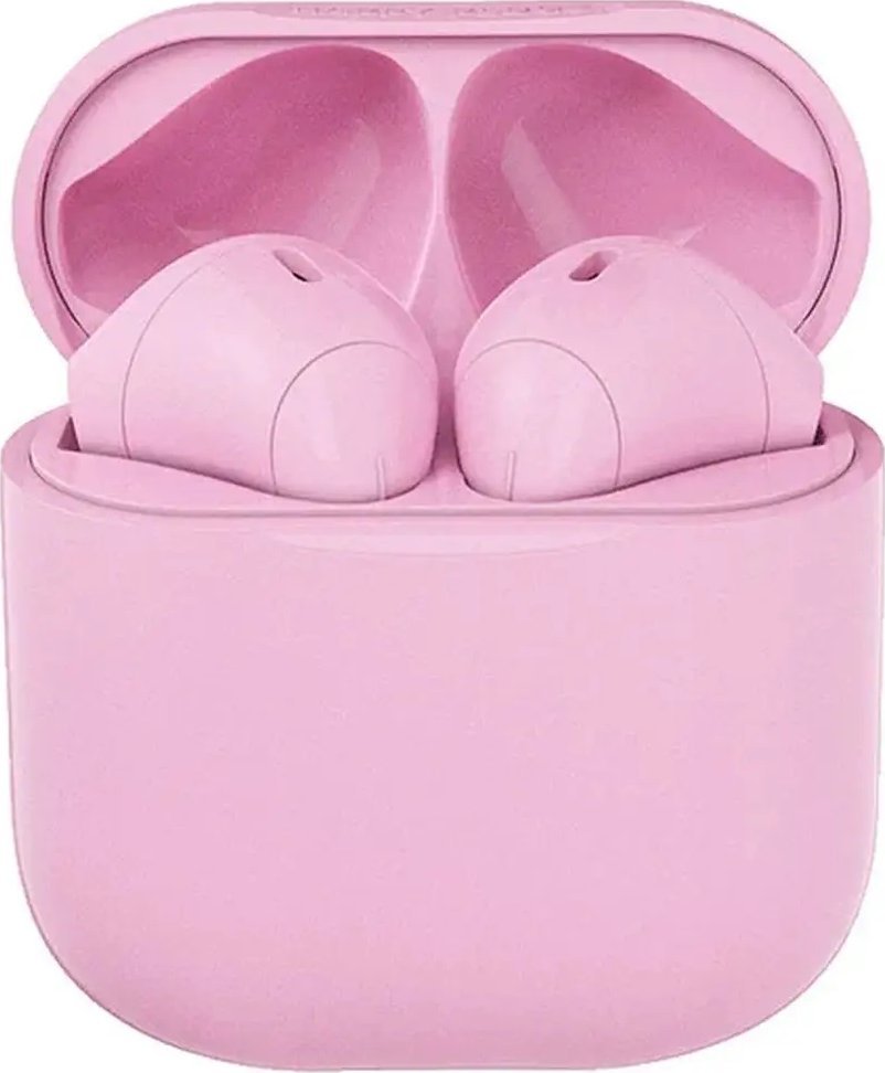 Kufje pa tela Happy Plugs Joy, True Wireless, 29 orë bateri, rozë