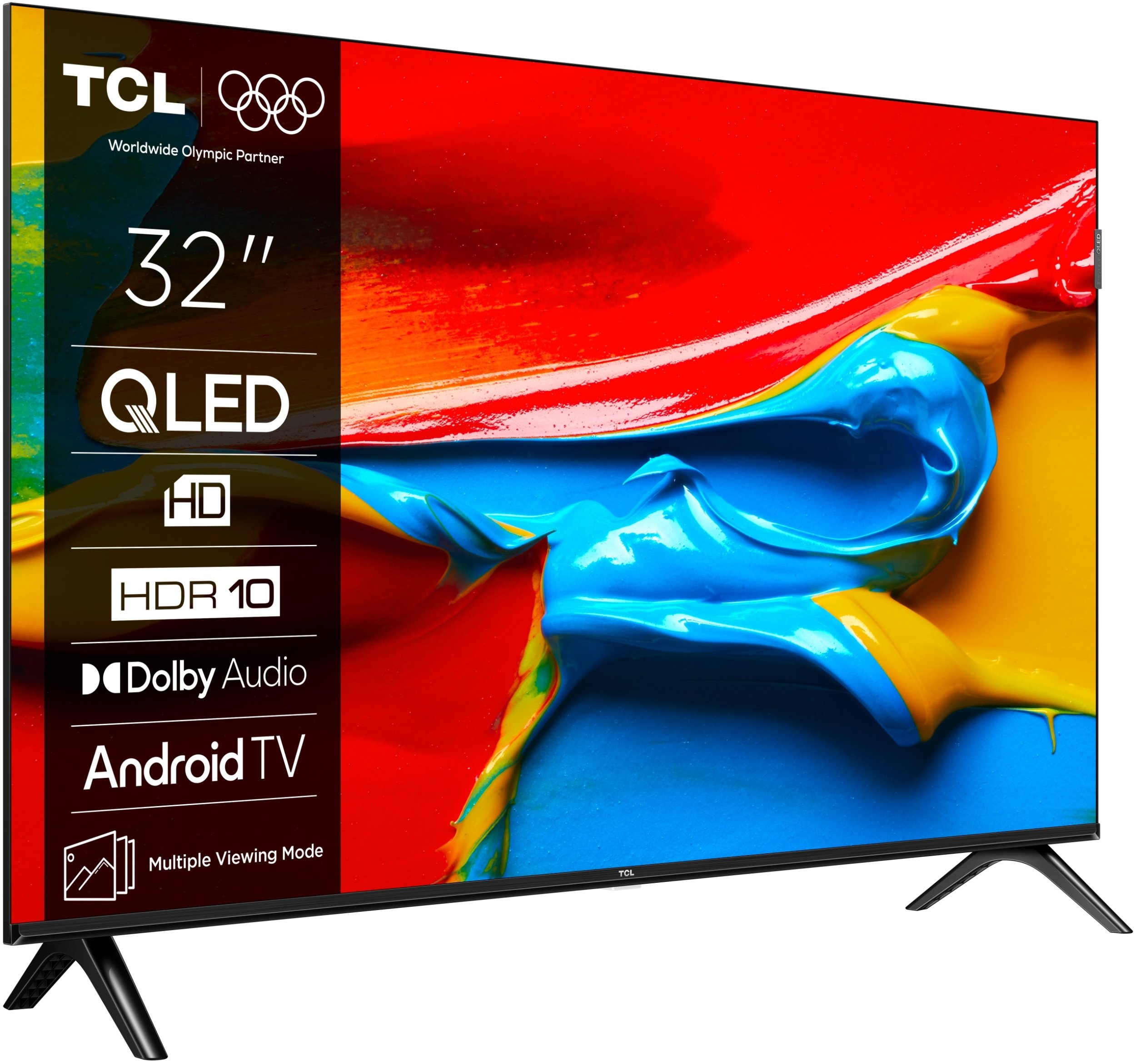 Televizor TCL QLED 32V4C, 32", HD, Smart TV, i zi