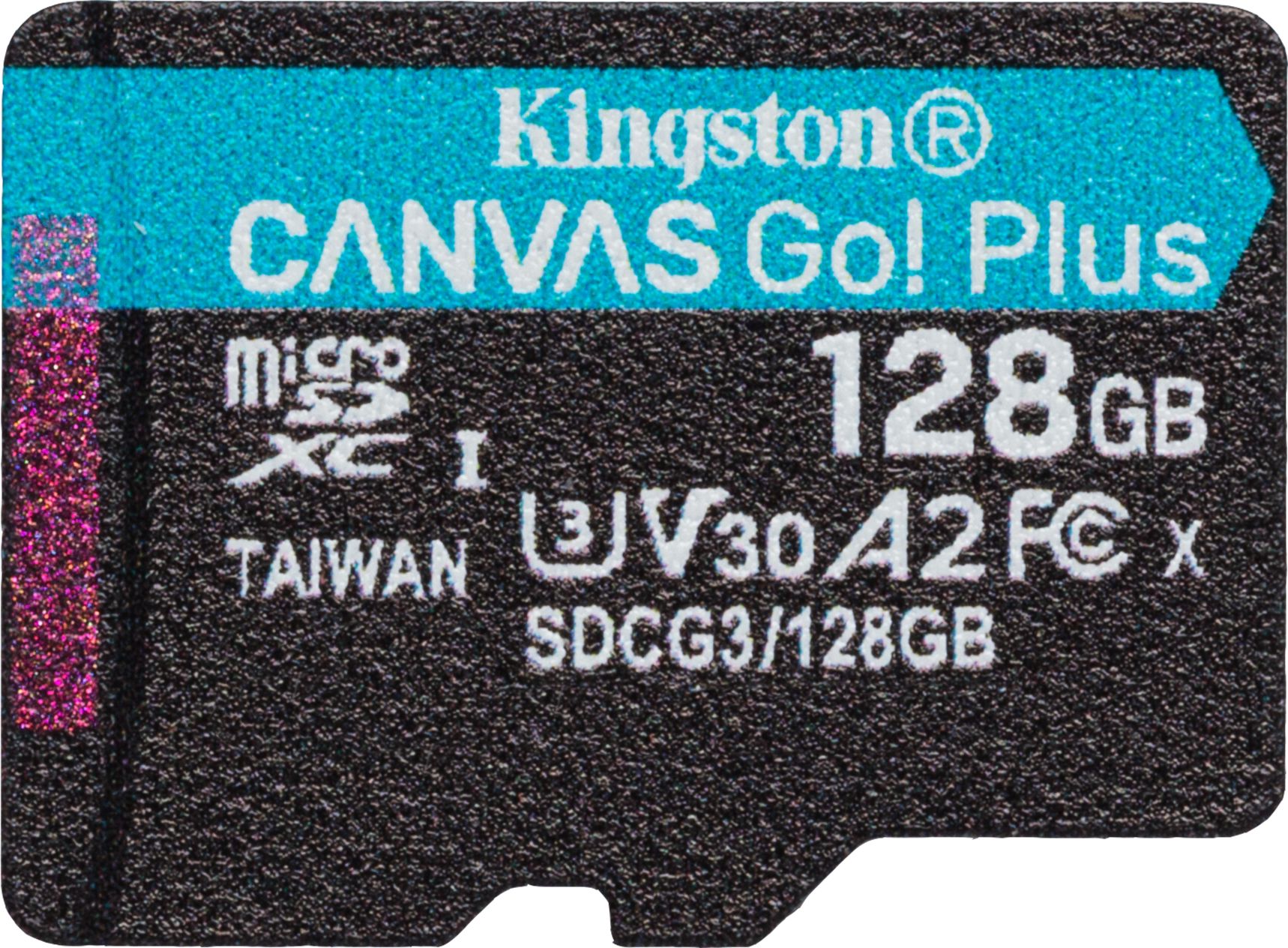 Kartë MicroSDXC Kingston Canvas Go! Plus 128 GB, Class 10, UHS-I/U3, A2, V30, 170MB/s, e zezë