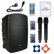 Kolonë portative V-TONE BQ12 GO MP3, 200W, Bluetooth 5.1, e zezë