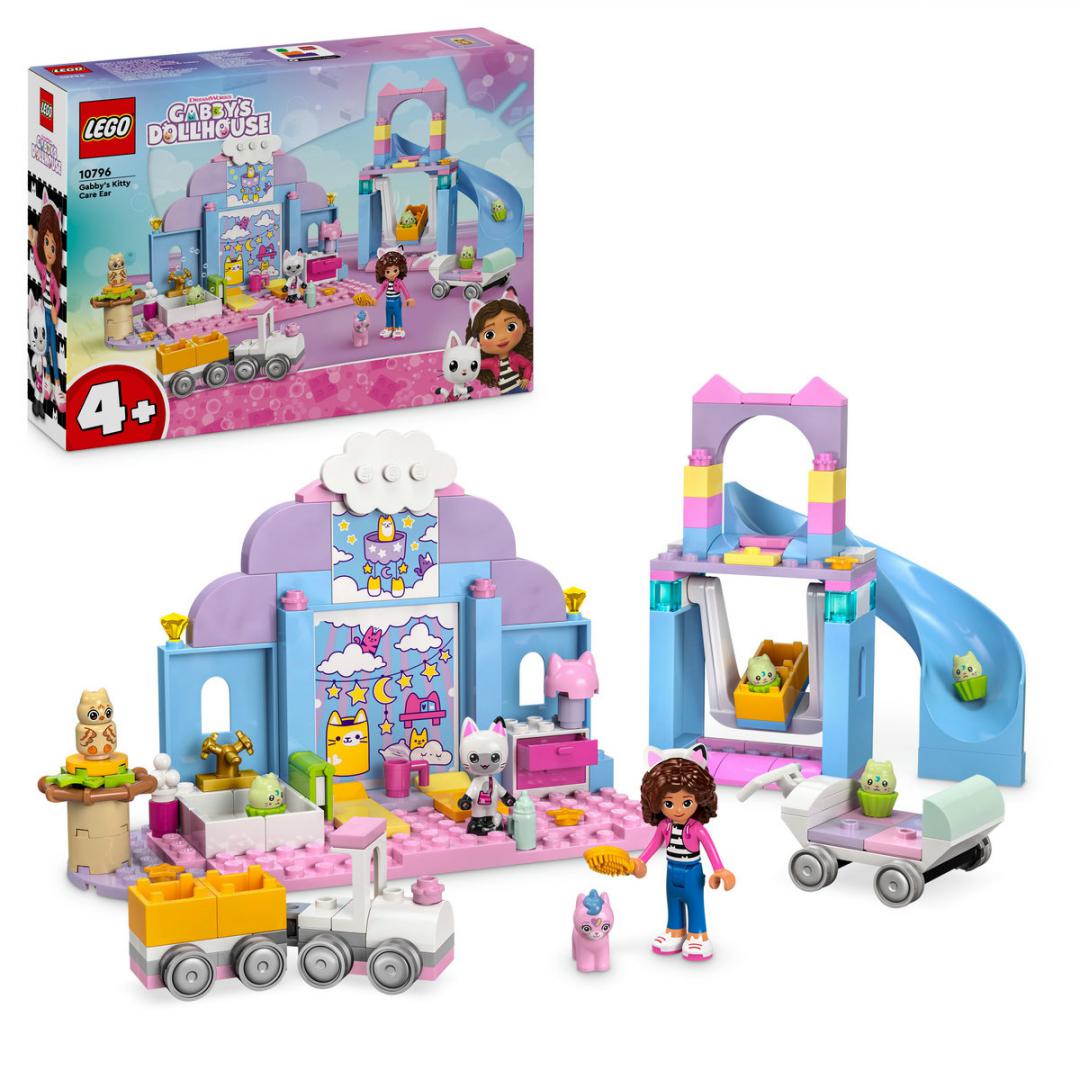 Set LEGO Gabby’s Dollhouse 10796, 165 pjesë, për fëmijë 4+, shumëngjyrësh
