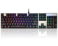 Tastierë MOTOSPEED CK104 - USB,  e zezë/argjendtë