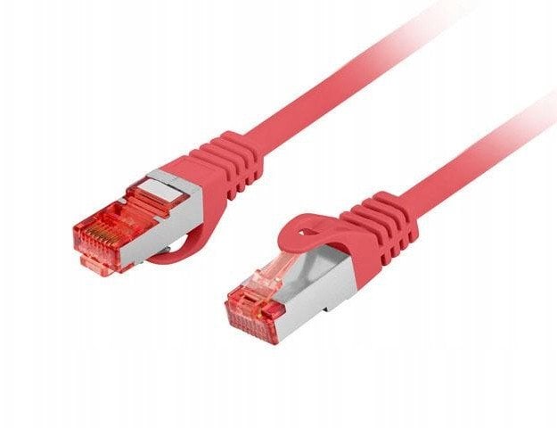 Kabëll rrjeti Lanberg Patchcord CAT.6 S FTP, 3m, LSZH, i kuq