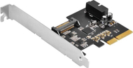 Kartë zgjeruese SilverStone SST ECU04 E, PCIe 2.0 x2, 2x USB 3.2 Gen 2