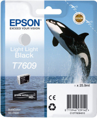 Ngjyrë për printer Epson T7609 (C13T76094010), 25.9ml, e zezë