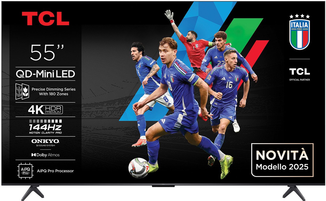 Televizor TCL 55Q6CX1, 55", Mini LED, Smart Google TV