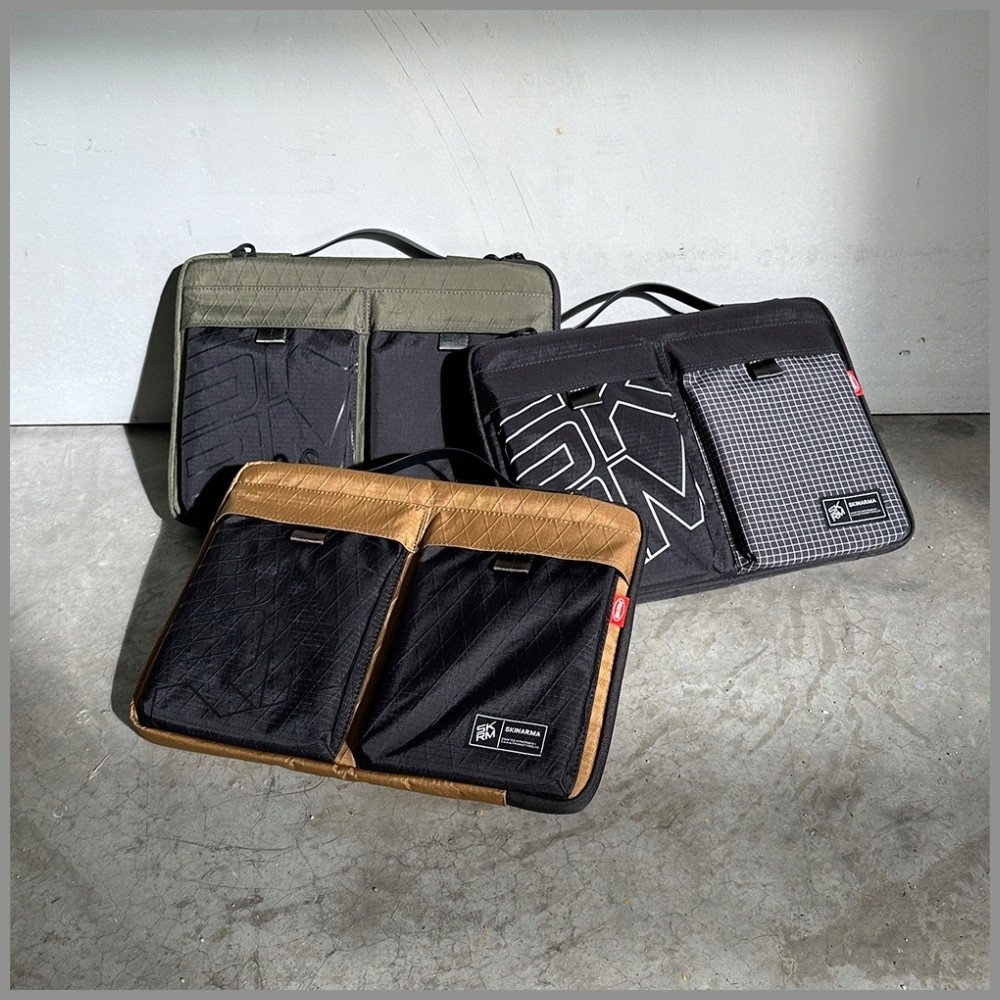 Mbështjellëse laptopi Skinarma Jager, 14", kafe