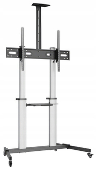 Stendë lëvizëse për TV ART S-15-AL, 60-100", VESA 1000x600, 100 kg, e zezë