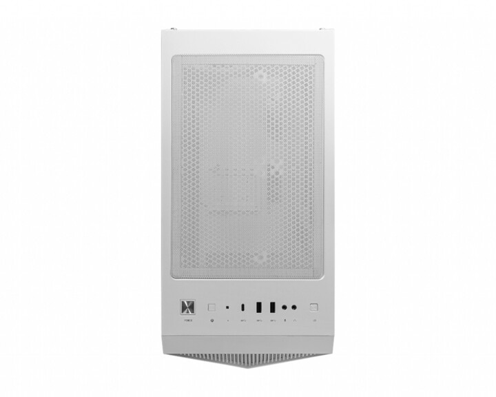 Куќиште за компјутер MSI MPG GUNGNIR 110R WHITE, стакло, бела боја