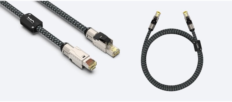 Kabllo rrjeti Matrix Audio CAT6A, 2 m, 10 Gb/s, gri