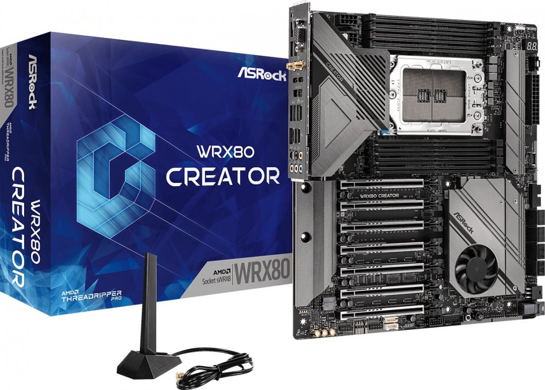 Pllakë amë Asrock WRX80 CREATOR WRX8 R2.0 -	DDR4