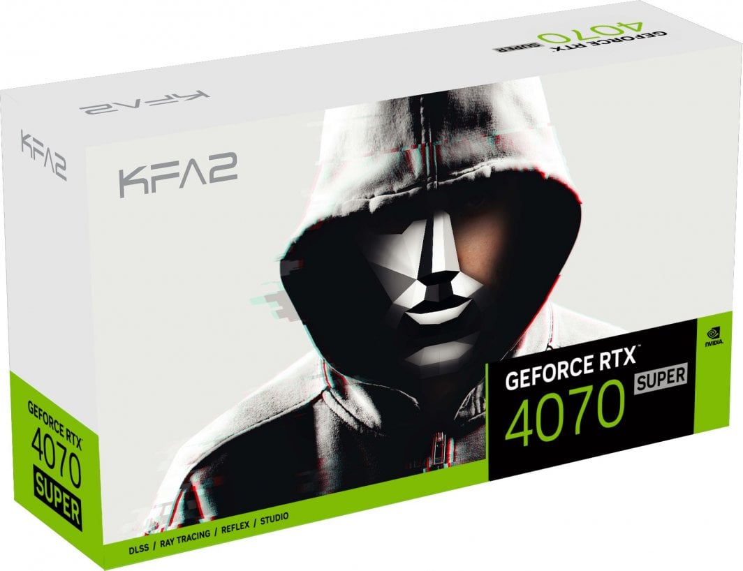 Kartelë grafike KFA2 GeForce RTX 4070 SUPER EX Gamer White 1-Click OC 12GB GDDR6X