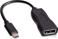 Kabllo USB V7 USB C në DisplayPort, 1m, e zezë