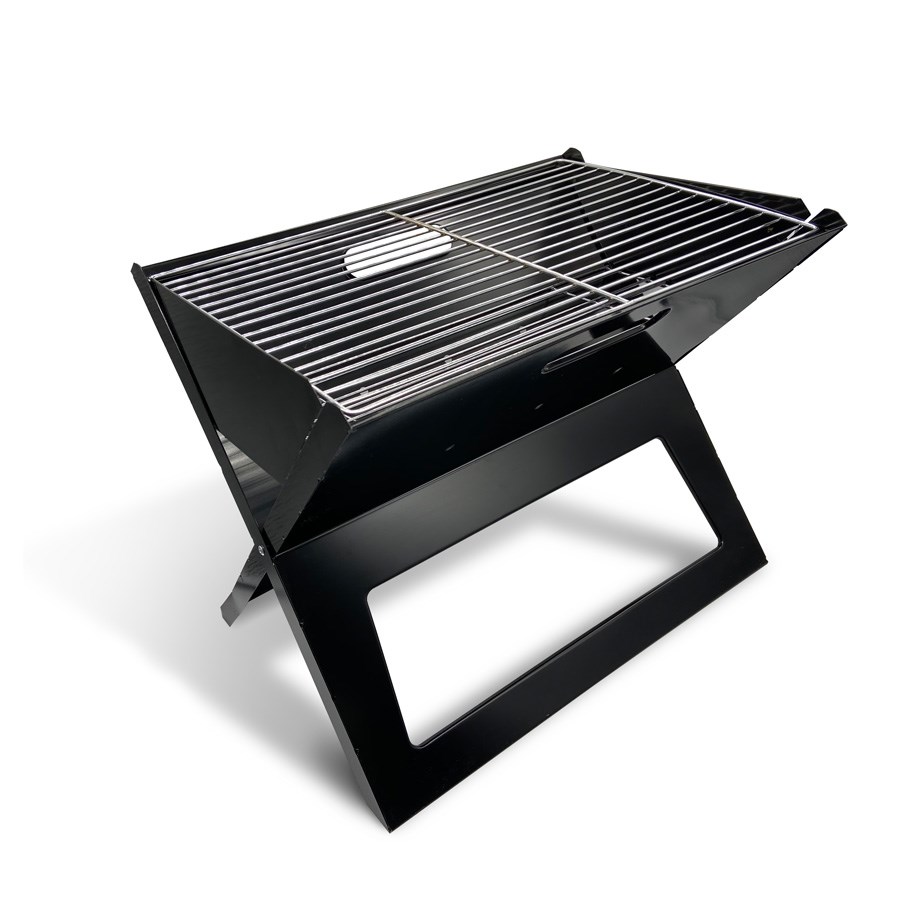 Grill portativ MR1011 Suitcase, palosës, 41 x 29 cm, i zi