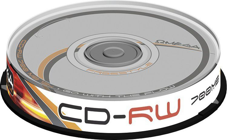 Set regjistrues CD Omega, 700 MB, 12 x 10 copë