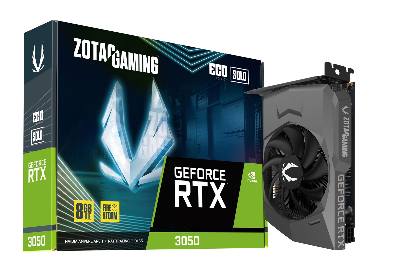 Kartelë grafike Zotac Gaming GeForce RTX 3050 Eco Solo 8GB GDDR6