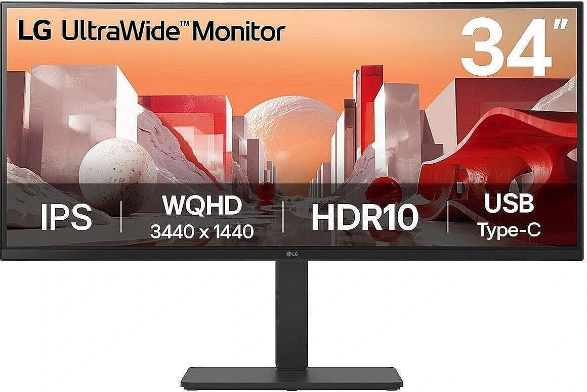 Monitor LG 34BA75QE-B, 34", WQHD 3440 x 1440, i zi