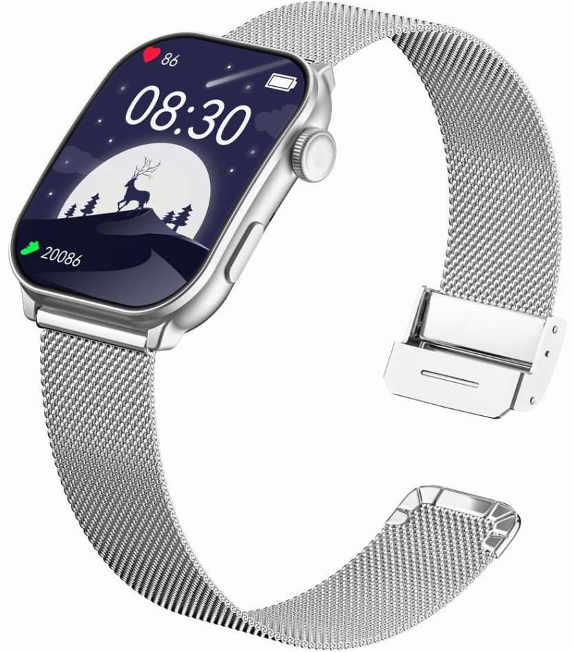 Smartwatch GRAViTY GT28-9 për femra, rrip gome 22mm, IP68, rozë