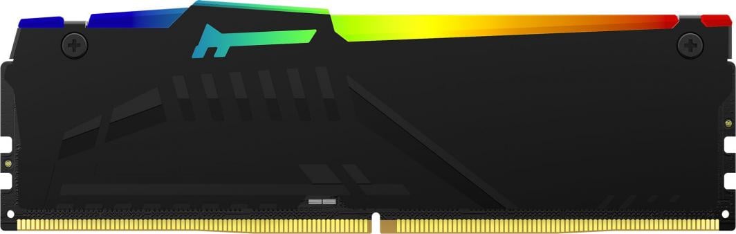 Memorie Kingston Fury Beast RGB, DDR5, 8 GB, 5600 MHz, CL40, KF556C40BBA-8