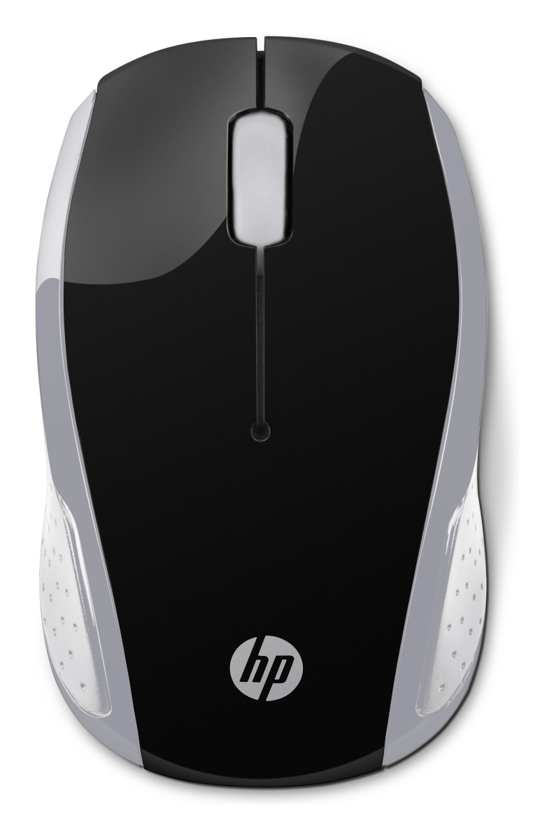 Mi kompjuteri wireless HP 200, optik, USB, argjendtë