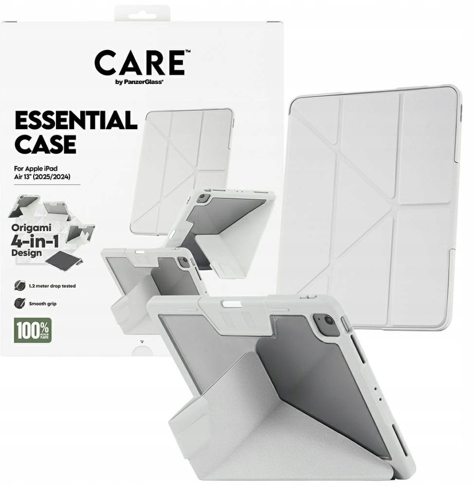 Калјоф PanzerGlass CARE by TPU Essential Case, за iPad Air, светло сива