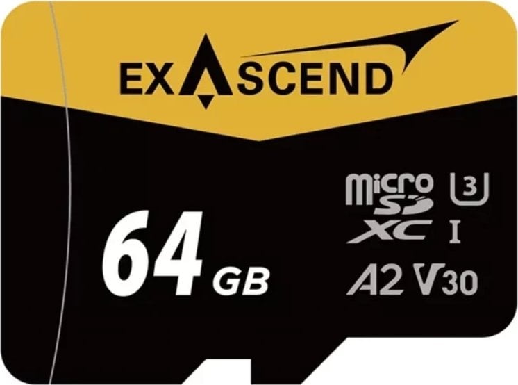 Kartë memorie ExAscend Catalyst microSDXC 64GB, UHS I U3, A2 V30