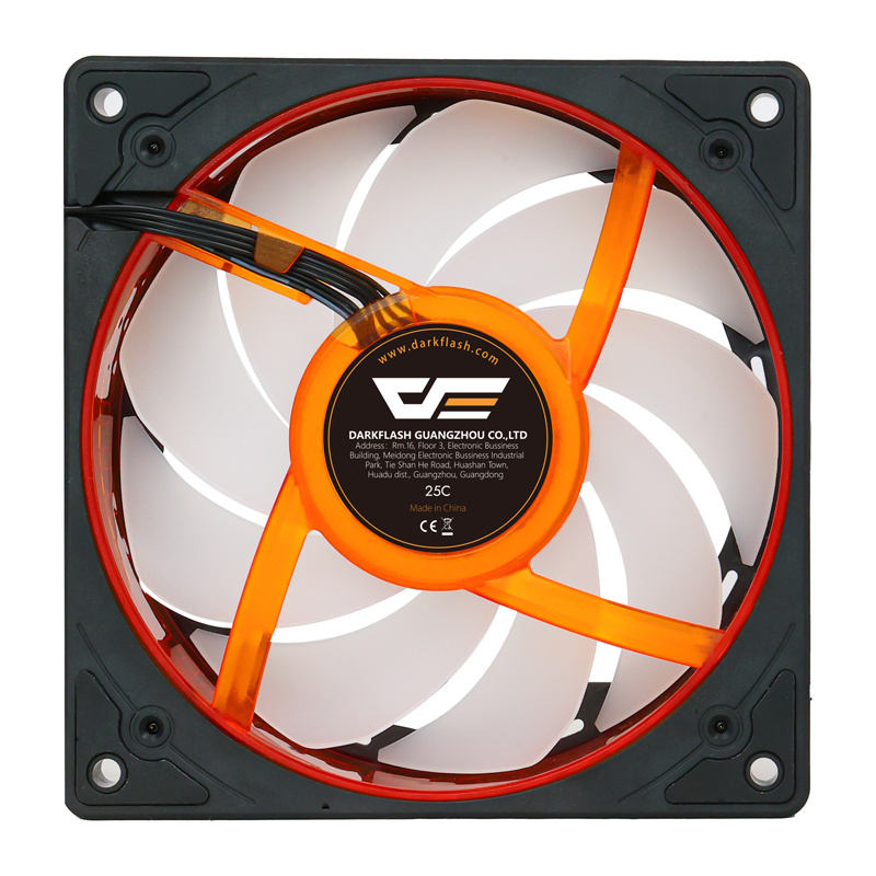 Ventilator PC Darkflash DE8, 120mm, ARGB, i zi