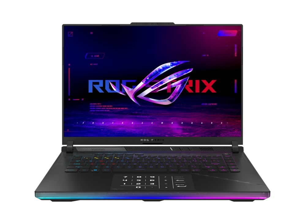 Laptop ASUS ROG Strix, 16", Intel i9-13980HX, 32 GB RAM, 2000 GB SSD, NVIDIA GeForce RTX 4090, i zi