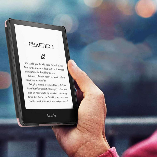 Këllëf për lexues e-book Alogy Smart, 6.8", rozë