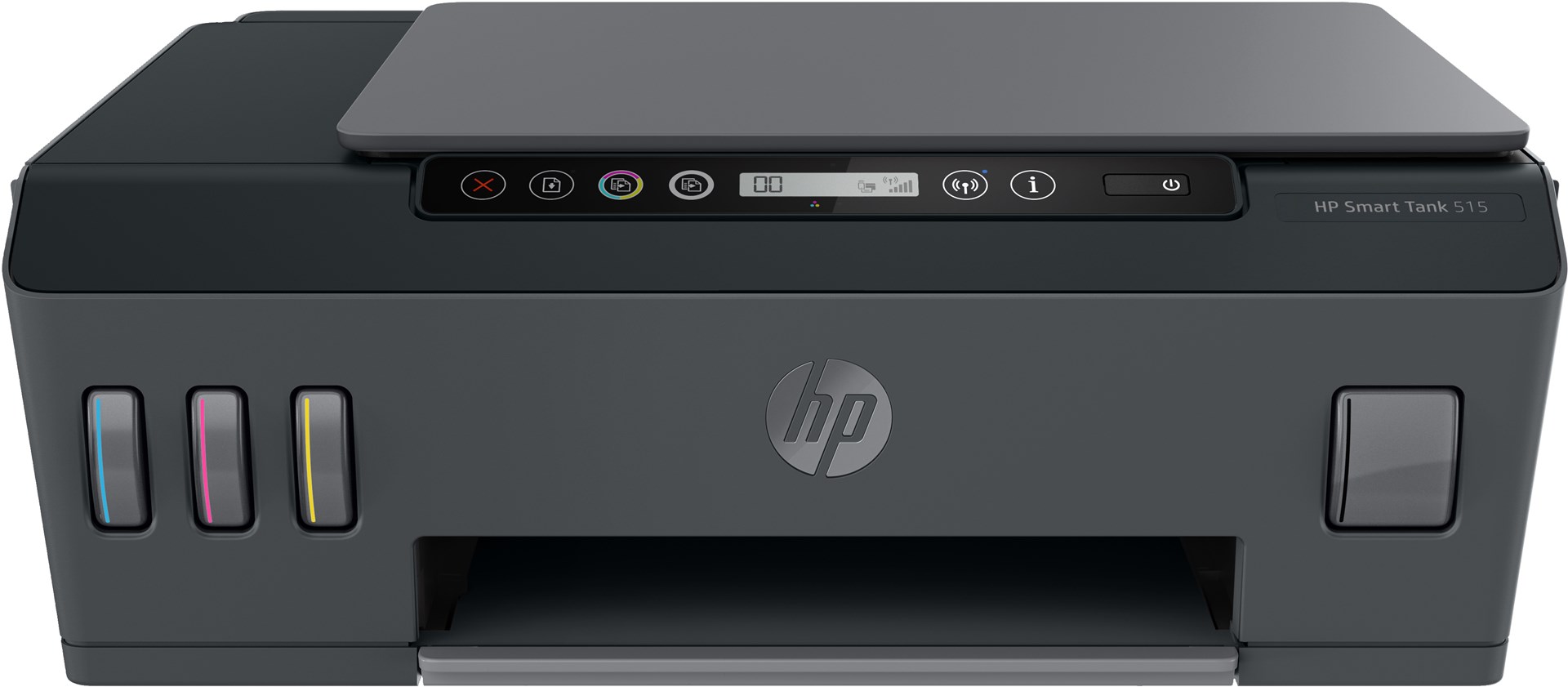 Printer multifunksional HP Smart Tank 515, Inkjet termal, i zi