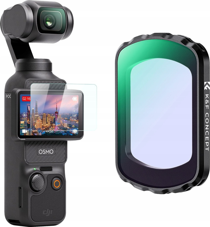 Filtër nate K&F Concept për DJI Osmo Pocket 3, montim magnetik, xham optik