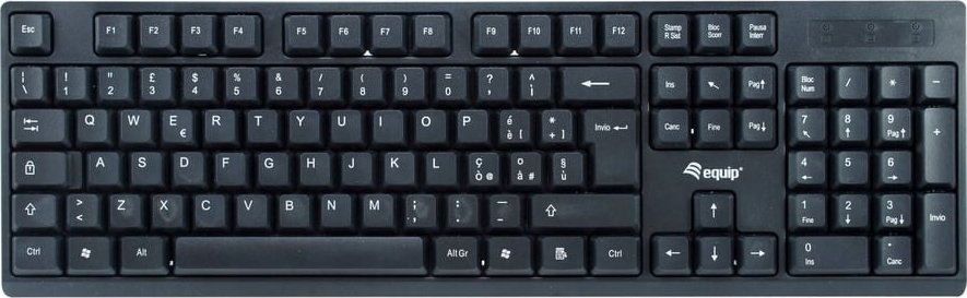 Set tastierë dhe maus Equip 245223, RF wireless, layout italian QWERTY, i zi