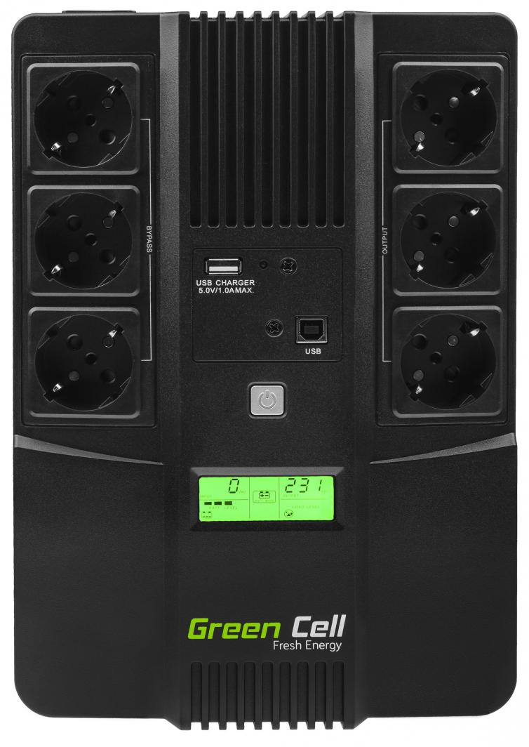 Prizë për furnizim me energji elektrike Green Cell UPS AiO (UPS07), 400W, 800VA
