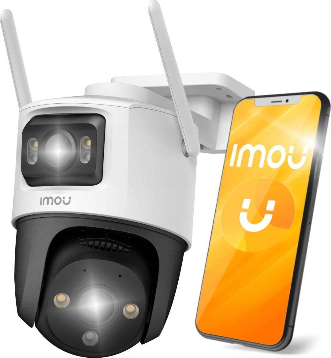 Kamerë IP Imou Cruiser Dual IPC-S7XP-8M0WED-0360B, 8MP, Wi-Fi 6, IP66, e bardhë
