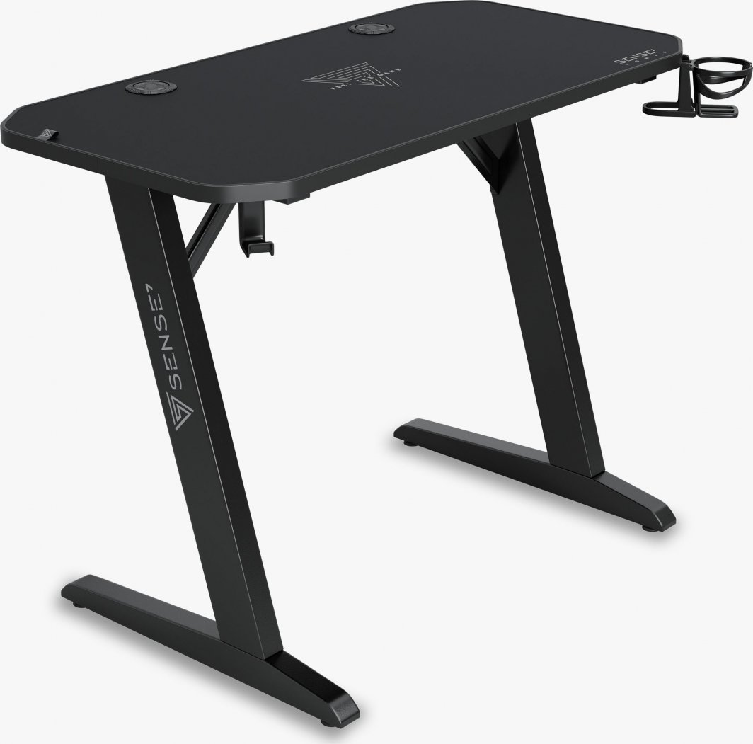 Tavolinë SENSE7 Nomad Classic, 100cm x 50cm, e zezë