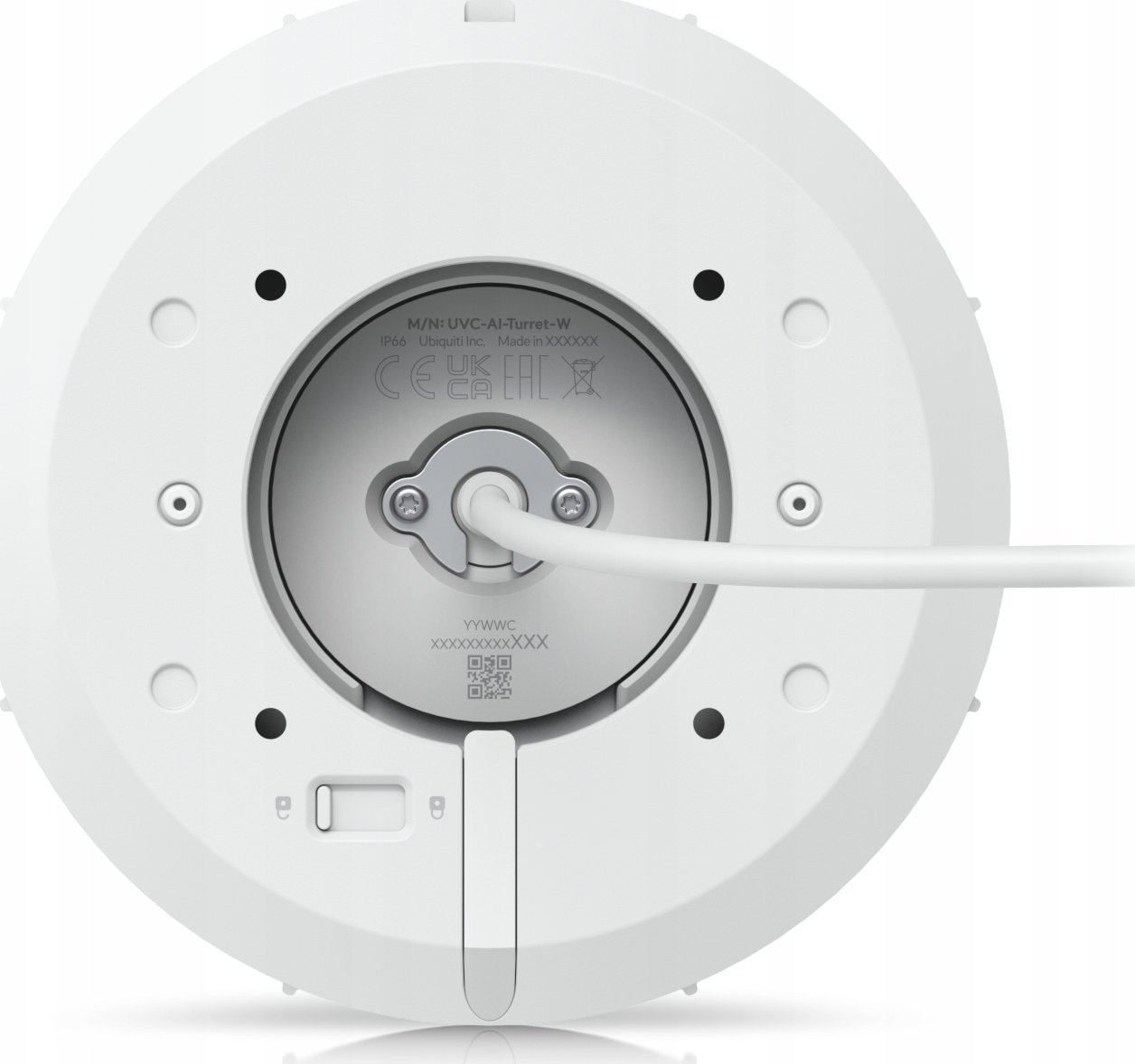 Kamerë sigurie Ubiquiti UniFi AI Turret, 4K, PoE+, e bardhë