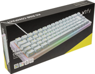 Tastierë Xtrfy K5 TKL, mekanike, RGB, transparente e bardhë