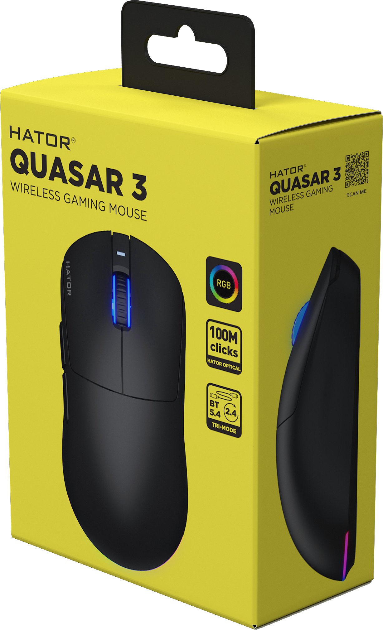 Maus wireless Hator Quasar 3, ergonomik, i zi