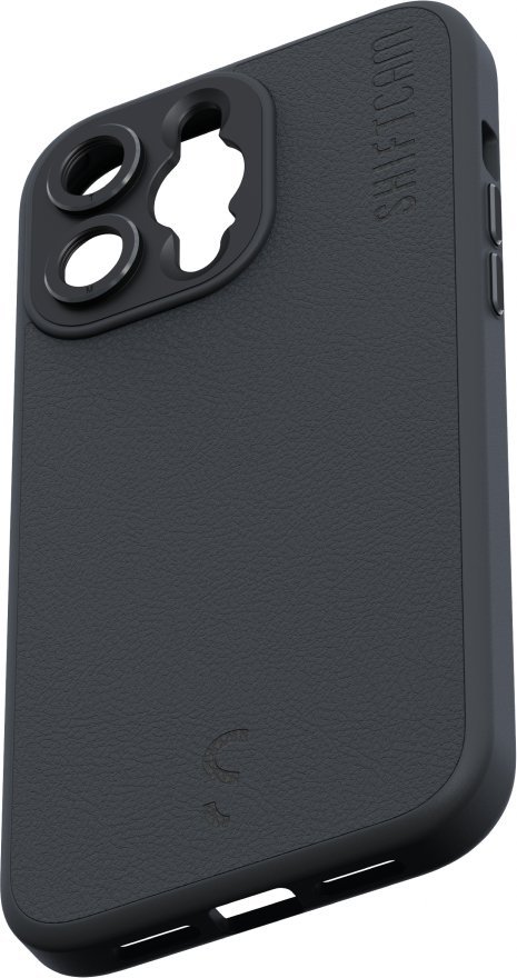 Mbështjellës telefoni ShiftCam, për iPhone 14 Plus, me mbajtëse lente, ngjyrë charcoal
