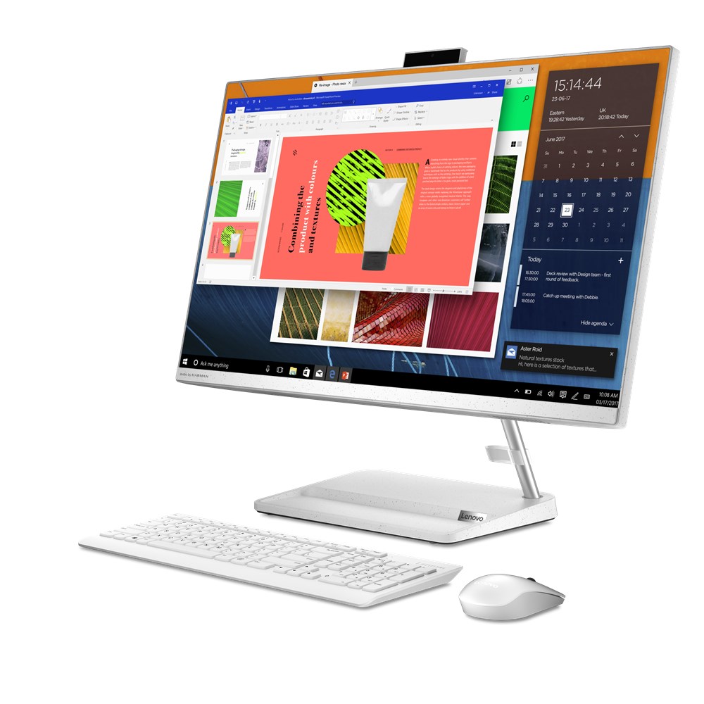 Kompjuter All-in-One Lenovo IdeaCentre AIO 3 27ALC6, 27", AMD Ryzen 5 7530U, 16GB RAM, 512GB SSD, i bardhë