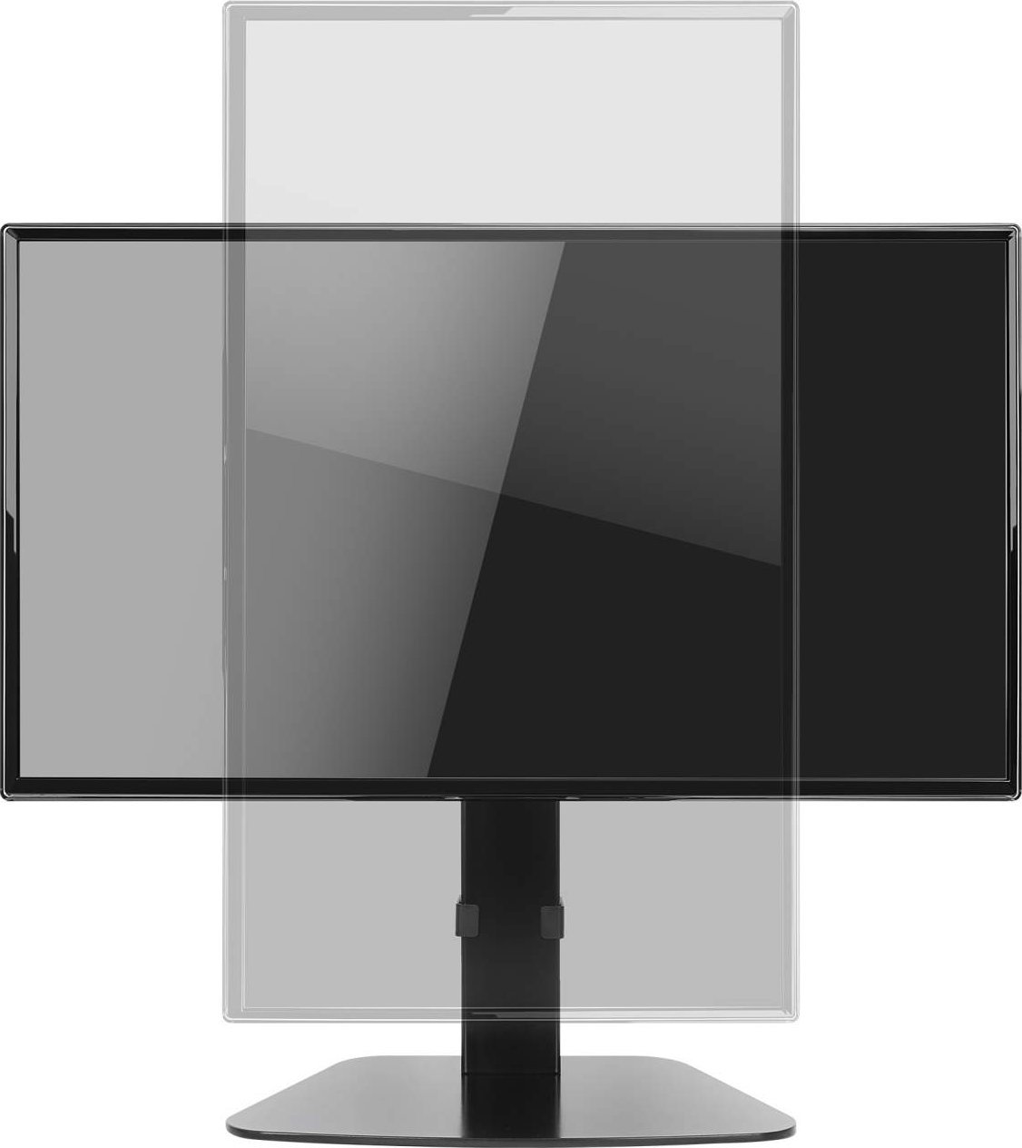 Mbajtëse tavoline Manhattan Gas Spring, për monitor 15" 32", VESA 75x75 100x100, e zezë