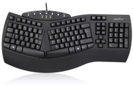 Tastierë Perixx Periboard 512, layout QWERTZ, me kabllo, e zezë