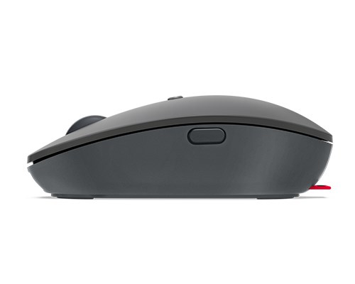 Maus Lenovo Go, RF Wireless + Bluetooth + USB Type-A, i hirtë