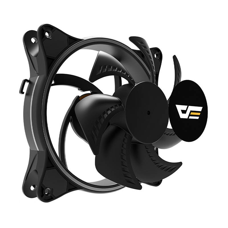 Ventilator PC Darkflash D1 RGB, 120mm, 4-pin, i zi