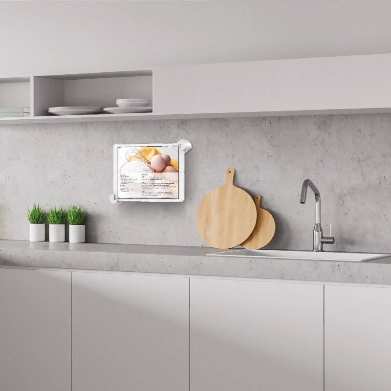 Mbajtëse tableti Barkan T70, universale, e bardhë