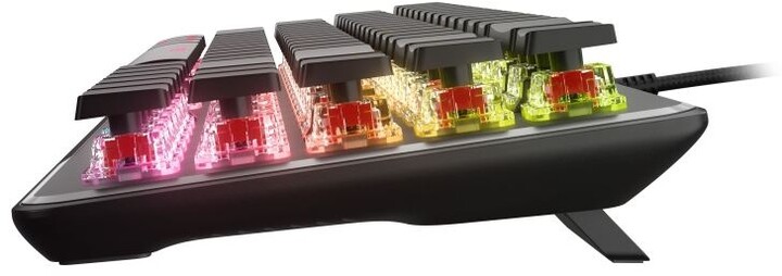 Tastierë ROCCAT Vulcan II Mini, Roccat Titan II Optical Red, US, e zezë