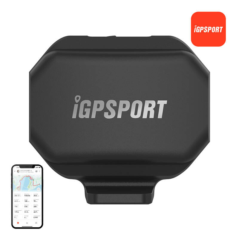 Sensor shpejtësie biçiklete IGPSPORT SPD70, Bluetooth ANT+, IPX7, i zi