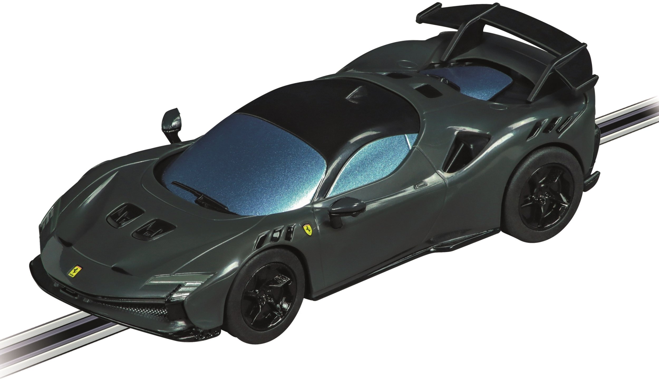 Veturë lodër Carrera GO!!! Ferrari SF 90 XX Stradale, shkalla 1:43, gri e errët